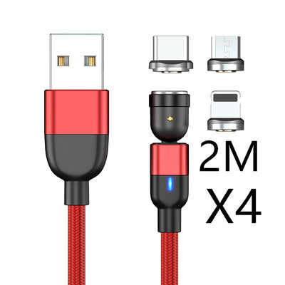 Cable de Carga Magnético 3 en 1 con Rotación 540° - Image 24