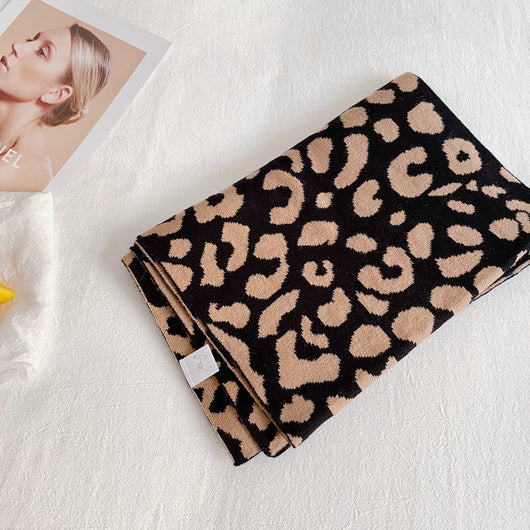 Bufanda Leopardo Moda Europa América - Cálida y Versátil para Mujer - Image 6