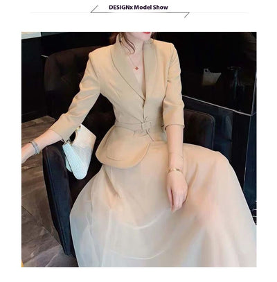 Vestido Ajustado Elegante de Dos Piezas - Image 12