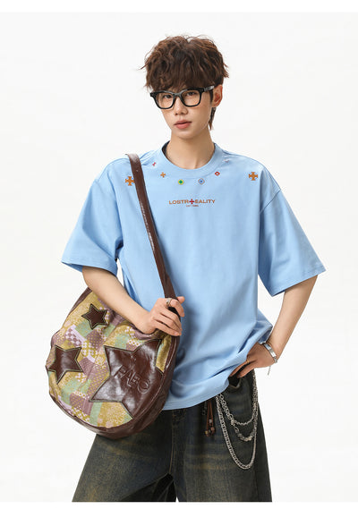 Playera de Algodón Estampada de Manga Corta para Hombre - Image 26