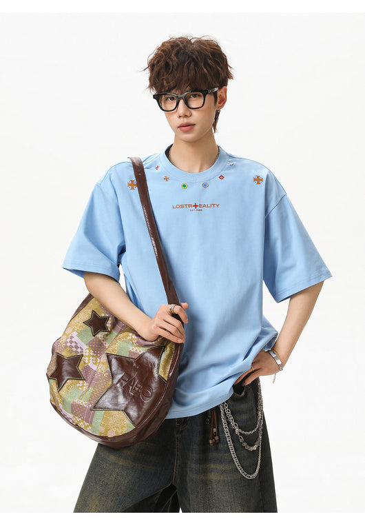 Playera de Algodón Estampada de Manga Corta para Hombre - Image 26