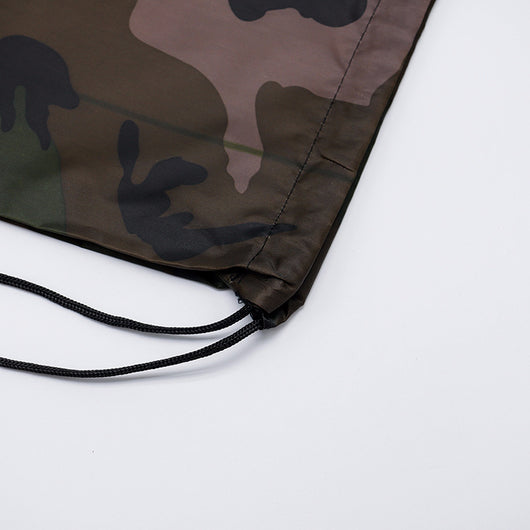Bolsa Táctica con Cordón y Bolsillo de Poliéster Camuflaje - Image 9