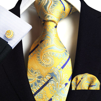 Traje de Tres Piezas Elegante para Hombre con Corbata, Pañuelo y Puños - Image 31