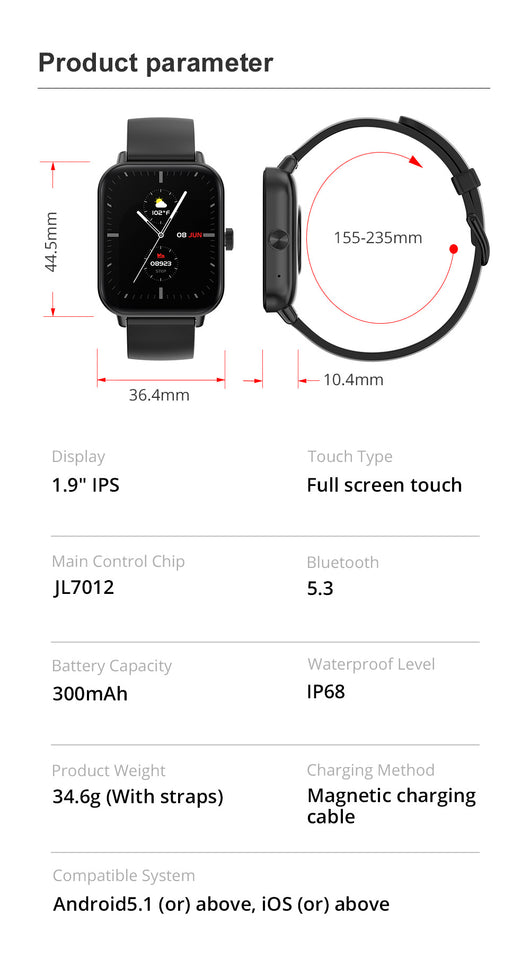 Reloj Inteligente Portátil con Llamadas por Voz - Image 10