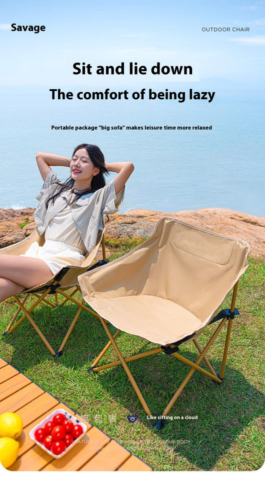 Silla de Camping Plegable con Respaldo Ergonómico - Image 12