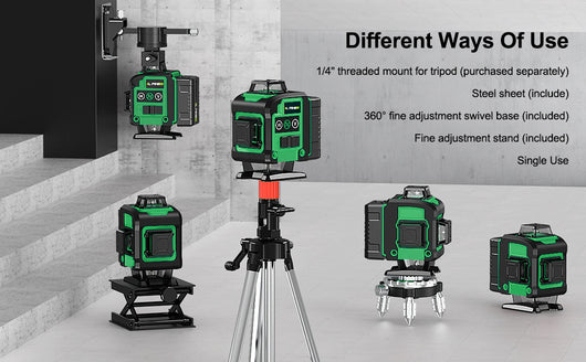 Nivel Láser Verde 16 Líneas 3D Profesional - Image 11