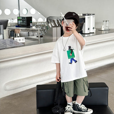 Shorts de Trabajo Verano Cómodos para Niños - Image 4