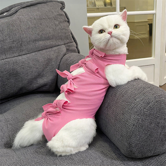Pijama Quirúrgico para Gatos con Cierre de Cordones - Recuperación Post-operatoria - Image 18