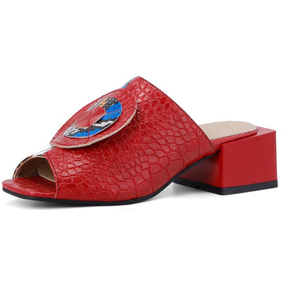 Sandalias y Pantuflas Tipo Pez para Mujer Talla Grande - Primavera Verano - Image 14