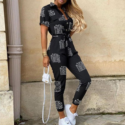 Jumpsuit con Solapa Estampada - Image 7