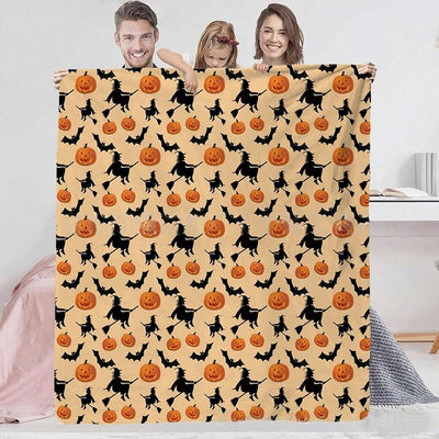 Manta de Franela con Diseños Estampados de Halloween - Image 15