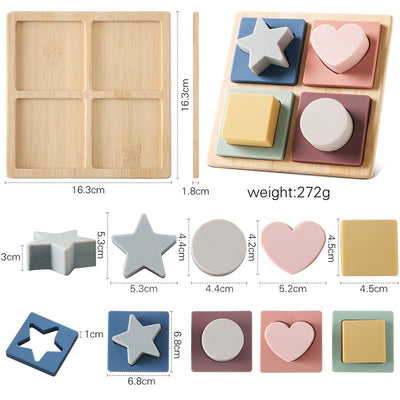 Puzzle de Formas Comestibles para Reconocimiento Infantil - Image 2