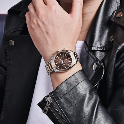 Reloj Cronógrafo de Cuarzo para Hombre Resistente al Agua - Image 6