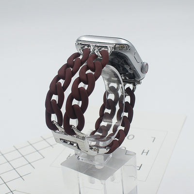 Correa de Reloj Denim con Cadena Metálica y Resina - Image 5