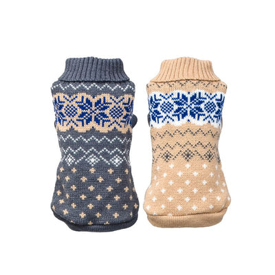 Suéter Cálido para Mascotas con Diseño de Copos de Nieve - Otoño e Invierno - Image 13