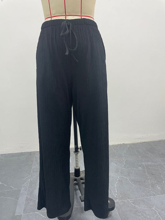 Pantalones Casuales para Mujer con Cintura Ajustable y Detalles de Cordones - Image 19