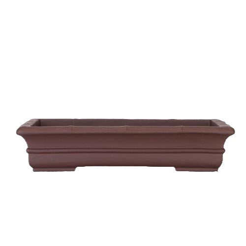 Maceta Rectangular de Cerámica Púrpura Artesanal - Drenaje Óptimo para Plantas - Image 5