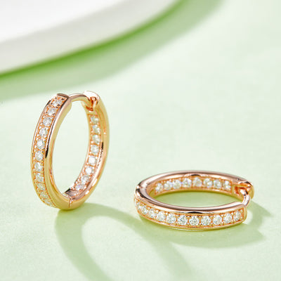Aretes de Moissanita en Plata de Ley con Diamantes de Alta Calidad - Image 2