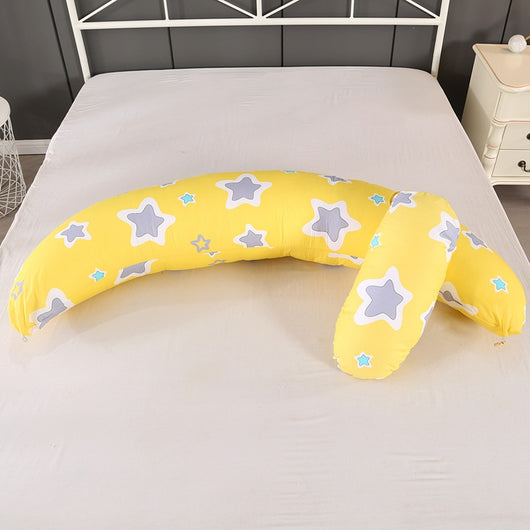 Almohada de Lactancia Multifuncional en Forma de Luna para Embarazo y Maternidad - Image 14