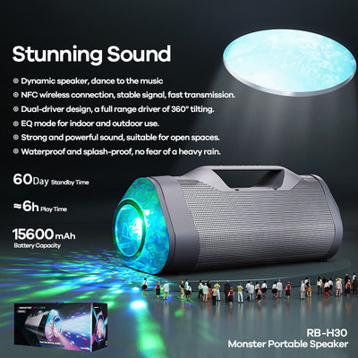 Parlante Portátil con Subwoofer Dinámico y Conectividad NFC - Image 7
