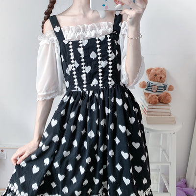 Blusa de Verano en Encaje y Gasa con Manga Corta - Image 7