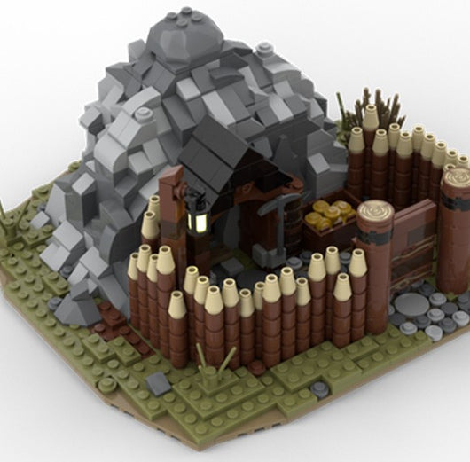 Castillo Medieval de Oro - Modelo Armado Premium