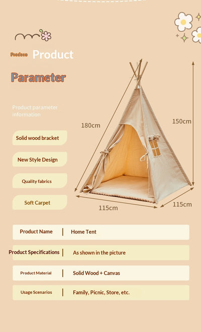 Carpa Infantil de Princesa - Casa de Juego Interior para Niños y Niñas - Image 10