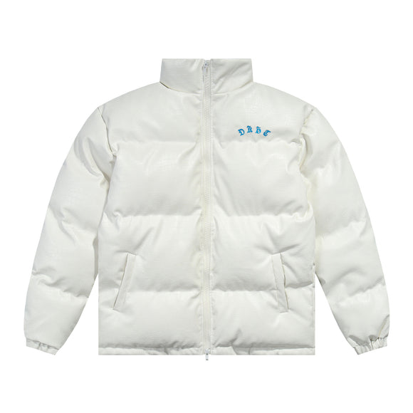 Chaqueta de Algodón con Bordado de Cocodrilo y Letras para Hombre