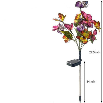 Lámpara Solar Árbol Mariposa con Luces LED Multicolor - Image 9