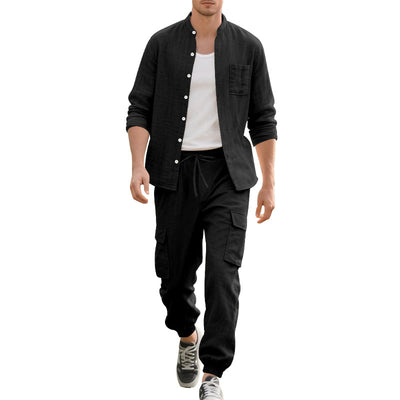 Cardigan Suelto de Lino para Playa - Conjunto Casual de Manga Larga - Image 5