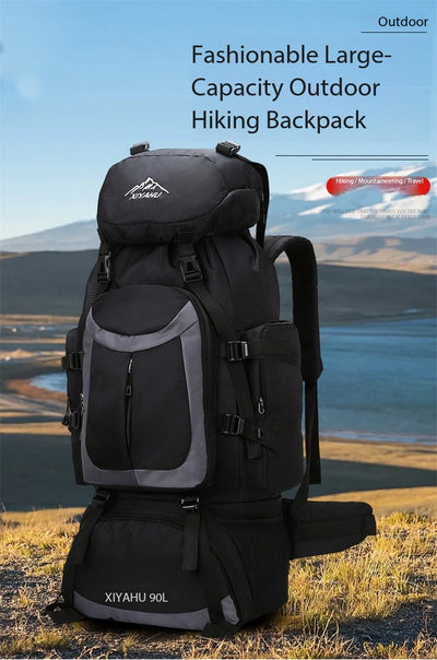 Mochila de Senderismo 90L XIYAHU - Resistente al Agua para Trekking y Acampada - Image 9