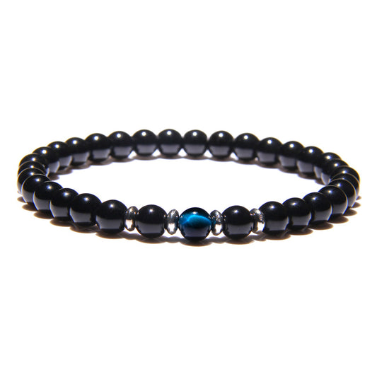 Pulsera de Ojo de Tigre Brillante 6m - Protección y Elegancia