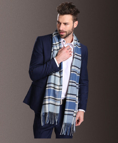 Bufanda Escocesa para Hombre Invierno Cálida Estilo Europa - Image 20