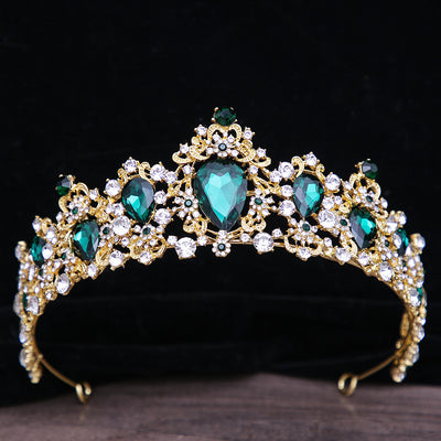Corona Nupcial de Cristales Barrocos con Brillantes - Image 4