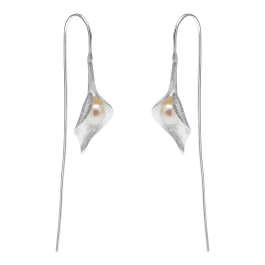 Aretes de Plata 925 con Perla Estilo Antiguo para Mujer - Image 8