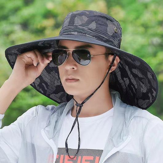 Gorra de Pesca y Montaña para Hombre con Protección Solar - Image 5