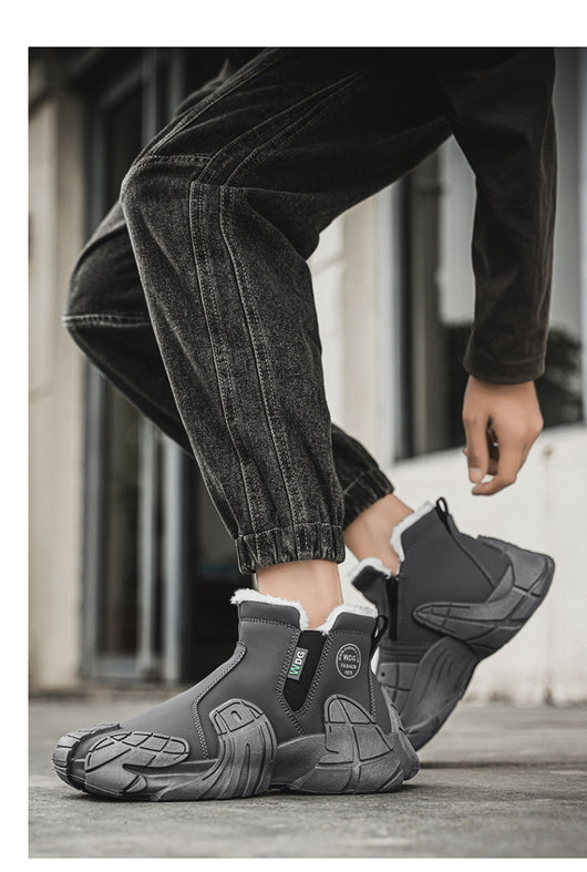 Botas Martin de Trabajo con Forro Polar y Diseño Sólido para Hombre - Image 11