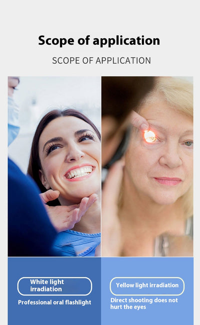 Linterna LED Portátil en Forma de Bolígrafo - Luz Blanca y Amarilla - Image 15