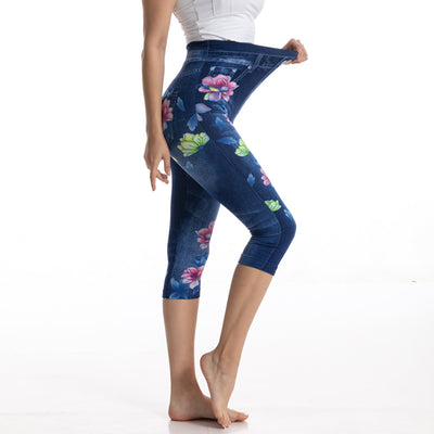 Leggings Denim Estampado con Ajuste Slim Elástico - Image 13