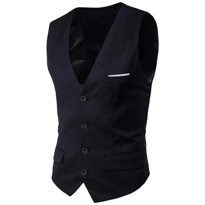 Chaleco de Traje Coreano Elegante para Hombre - Image 9