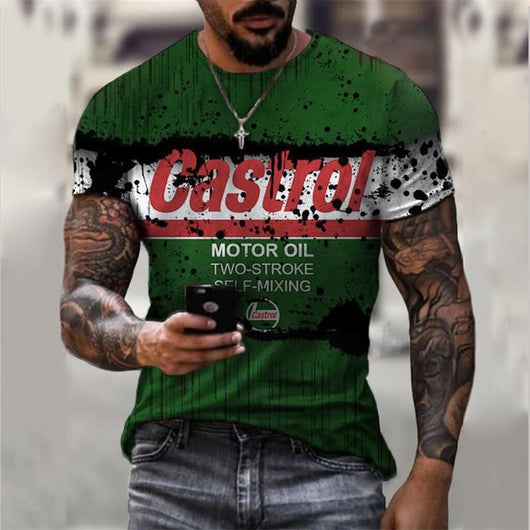 Playera Casual de Cuello Redondo con Estampado Digital Ajuste Slim - Image 15