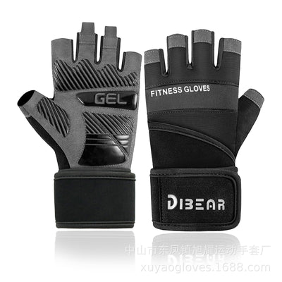 Guantes de Entrenamiento Deportivos Antideslizantes - Medio Dedo Universal para Pesas - Image 4