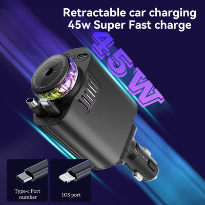 Cargador Inalámbrico para Auto con Luz Púrpura Multifuncional - Image 4