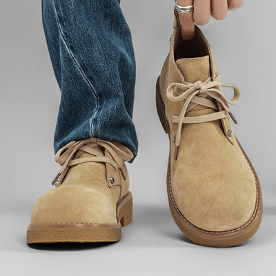 Botas Plataforma Estilo Británico con Altura Aumentada - Zapatos Derby Elegantes - Image 4