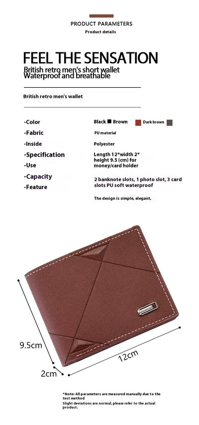 Billetera Delgada para Hombre con Múltiples Compartimentos - Cuero Suave Plegable - Image 14