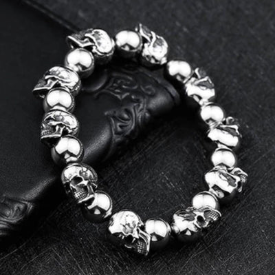 Pulsera de Calavera Titanio para Hombre - Diseño Minimalista - Image 7