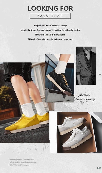 Zapatillas Retro para Correr con Suela Elevada y Aumento de Altura - Image 9