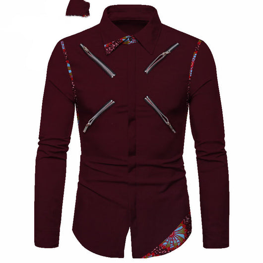 Camisa Casual de Algodón Poliéster para Jóvenes - Cuello Solapa Blanco Clásico - Image 21