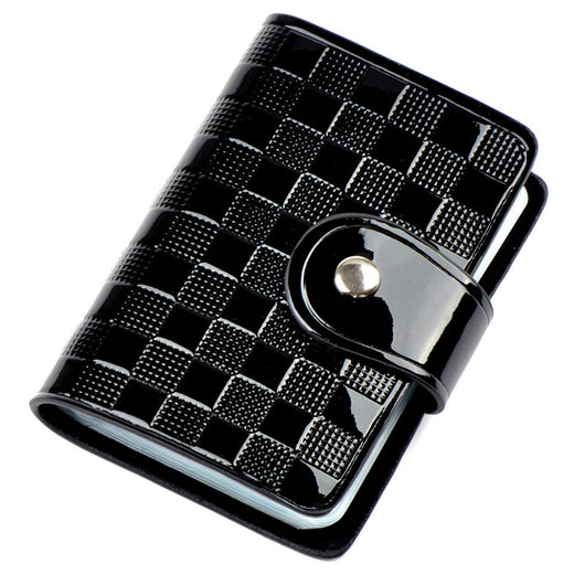 Cartera Ejecutiva de Cuero Charol para Tarjetas, Documentos y Llaves - Image 11