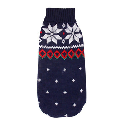 Ropa Navideña para Mascotas con Diseño de Reno, Hoja de Arce y Copo de Nieve - Image 4